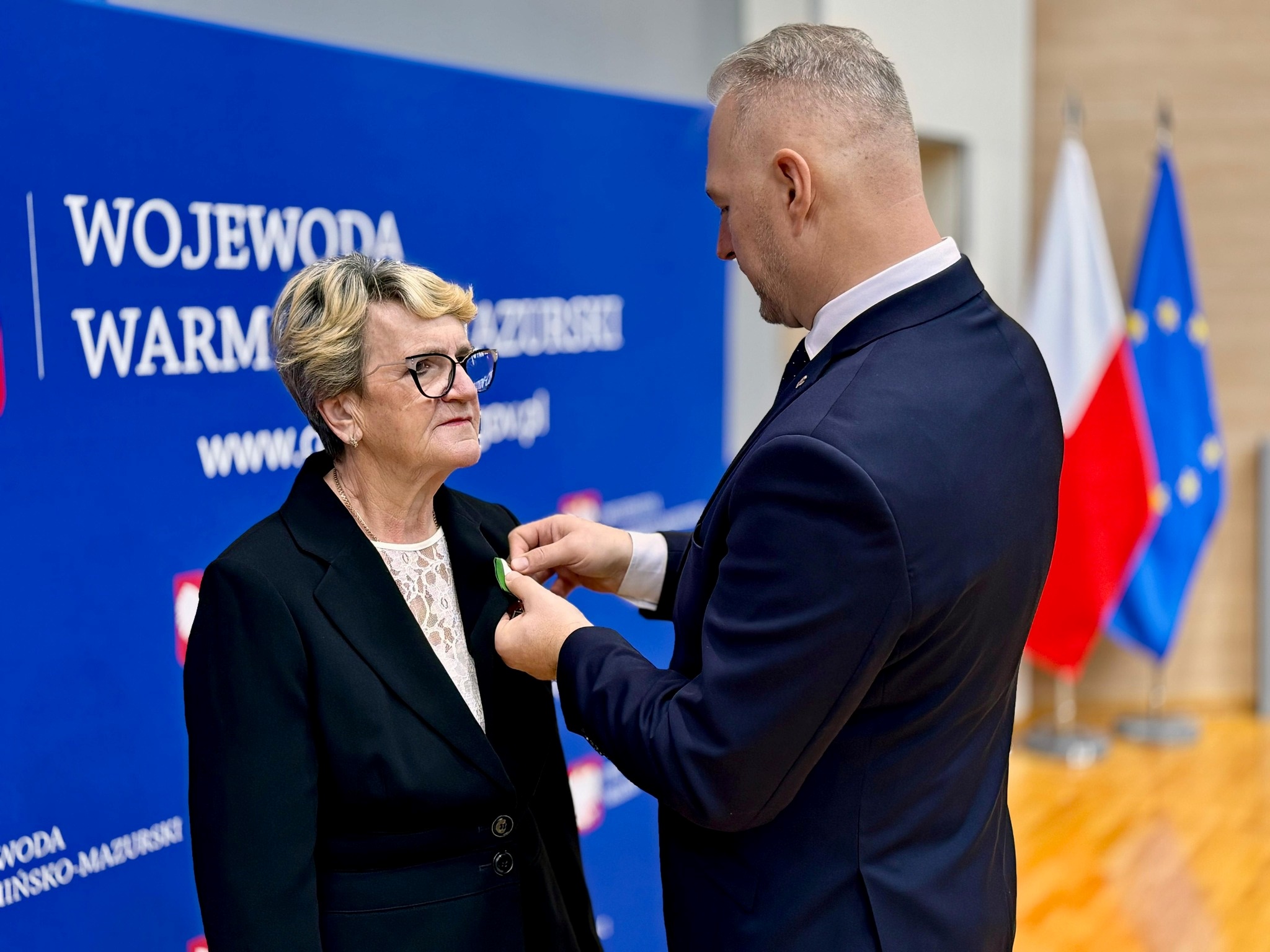 Krzyż Zesłańców Sybiru dla Pani Aldony Baran z Koła Związku Sybiraków w Węgorzewie – 12.11.2024 r.